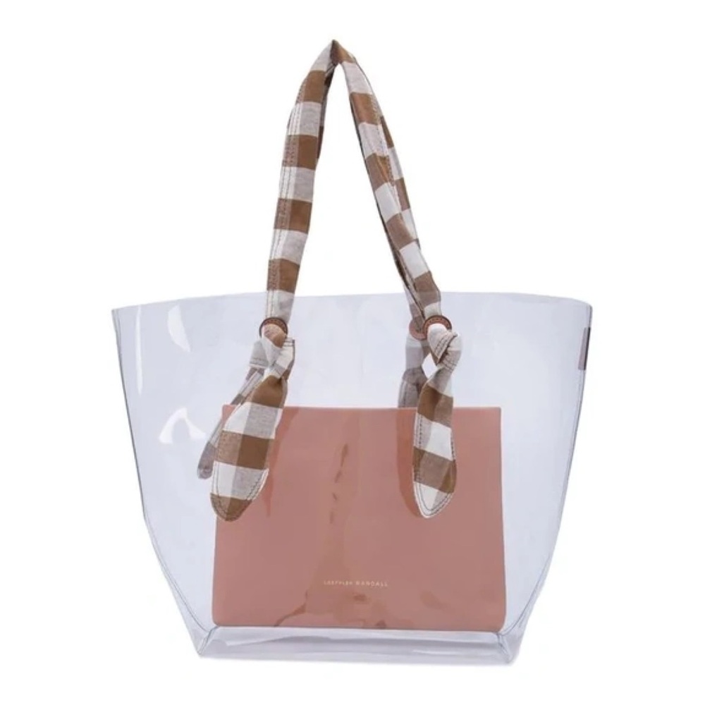 Loefller Randall Lydia Transparent Tote In Neutrals